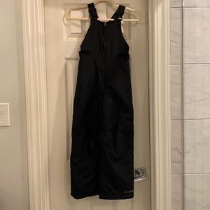 Columbia Kids Small Ski Bibs. Black.